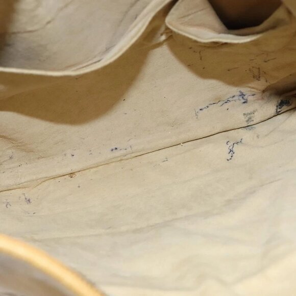 BOTTEGA VENETA INTRECCIATO Shoulder Bag Leather Yellow Silver Auth - Picture 9 of 16